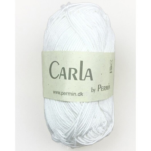 Permin Carla Garn 01 - Vit