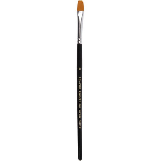 Gold Line-penslar, nr. 8, L: 18,5 cm, B: 8 mm, platta, 12 st./ 1 förp.