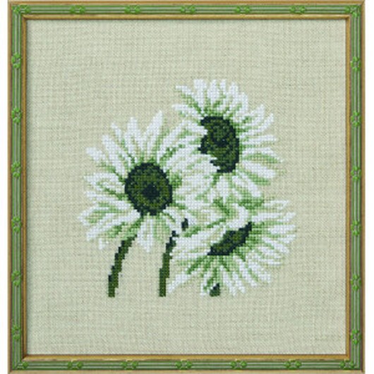 Permin Broderikit Solros 18x19cm