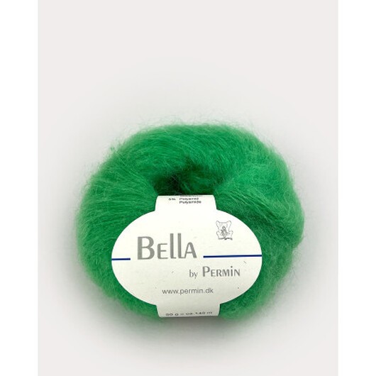 Permin Bella Mohair Garn 76 Sportsgrön