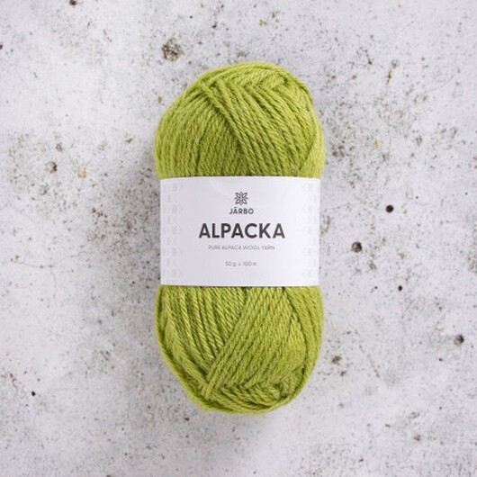 Järbo Alpaca Garn 315 Grön Kameleont