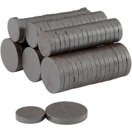 Magnet, Dia. 14+20 mm, tjocklek 3 mm, 2x250st./ 1 förp.