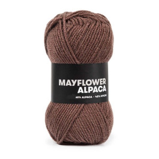 Mayflower Baby Alpaca Garn 27 Chokladbrun