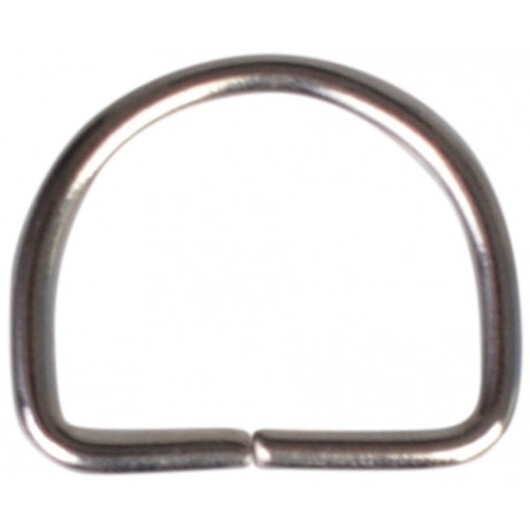 D-Ring Nickel 20mm - 1 st.