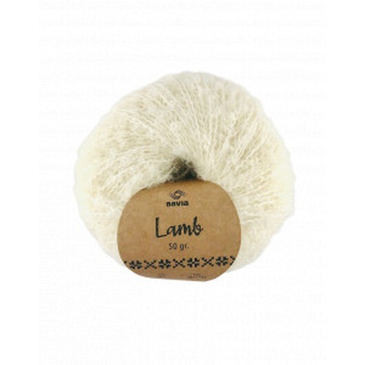 Navia Lamb Garn 1301 Vit