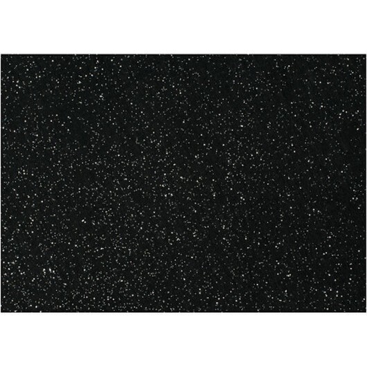 Hobbyfilt, A4, ark 210x297 mm, tjocklek 1,5-2 mm, svart, 10 ark/ 1 förp.