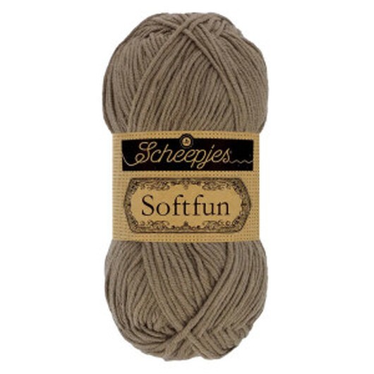 Scheepjes Softfun Garn Unicolor 2631 Cedar