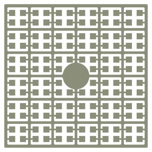 Pixelhobby Midi Pärlor 108 Mörk Beige 2x2mm - 140 pixels