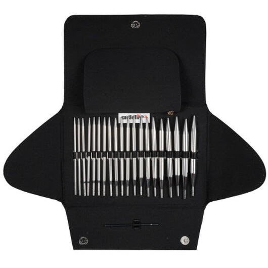 Â Addi Click Basic Rundstickorset Mässing 60-100cm 3,5-10mm - 10 storlekar