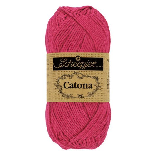 Scheepjes Catona Garn 413 Körsbär - 10g