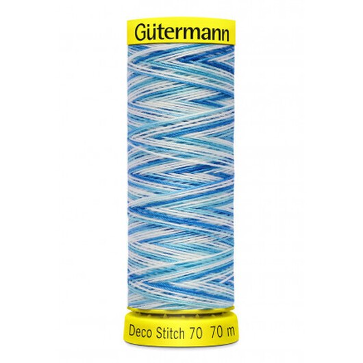 Gütermann Deco Stitch Multi 70 Ljusblå Sytråd Polyester 9954 - 70m