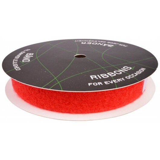 Balsløw Kardborreband Hona/Loop 20mm 15 Röd - 5m