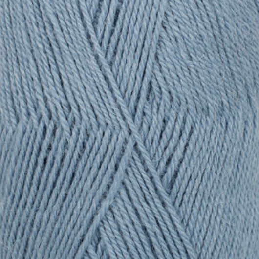 Drops Flora Garn Unicolor 13 Denim Blå