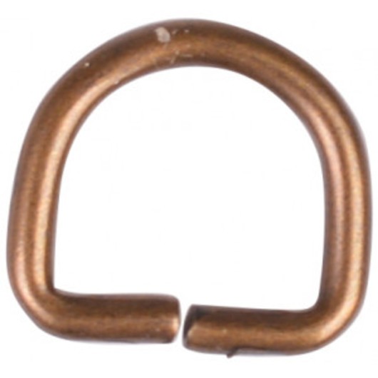 D-ring Antik Mässing 10mm - 1 st