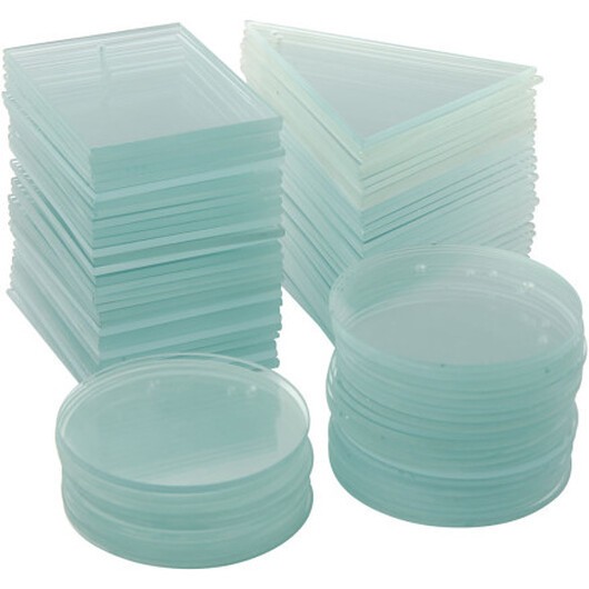 Glasplatta, tjocklek 3 mm, 3x30 st./ 1 förp.