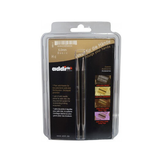 Addi Click Turbo Ändstickor Mässing 13cm 6,00mm US10