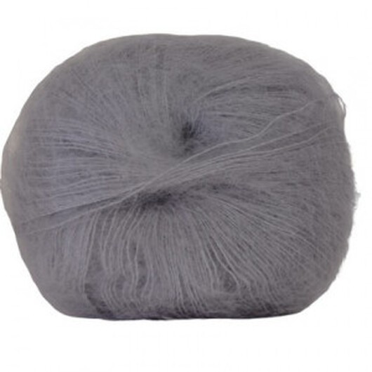 Hjertegarn Silk Kid Mohair Garn 1057 Grå