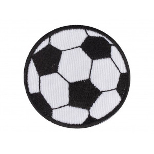 Strykmärke Fodbold 4,5 cm - 1 stk