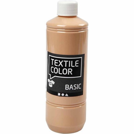 Textilfärg, ivory, 500 ml/ 1 flaska