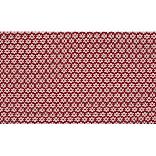 Minimals Bomullspoplin Tyg Print 18 Flower Bordo 145cm - 50cm