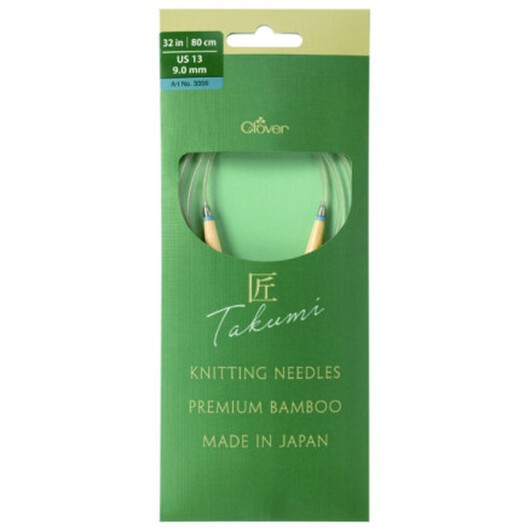 Clover Takumi Pro Bambu Rundstickor med kullager 80cm 9,0mm