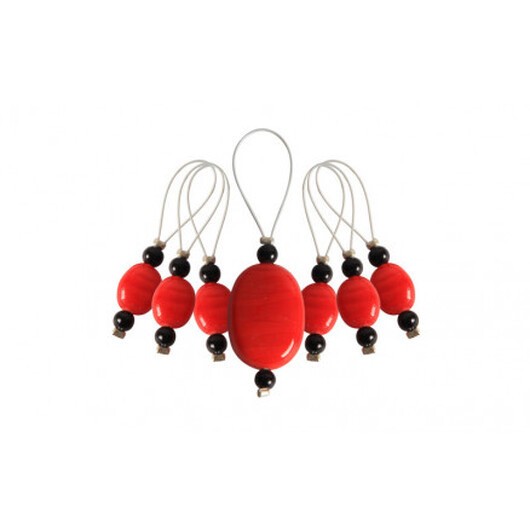 KnitPro Zooni Markeringsringar Tangerine - 7 st