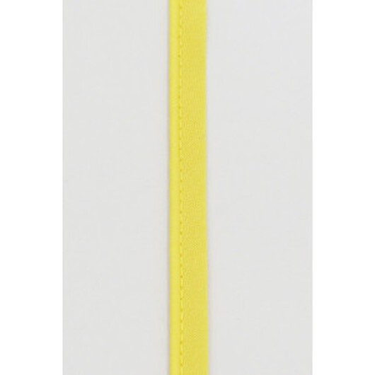 Passpoalband i Metermål Polyester/Bomull 950 Gul 8mm - 50cm