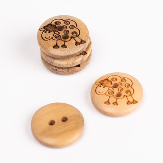 Drops knapp får 15mm 627 - 50 st.