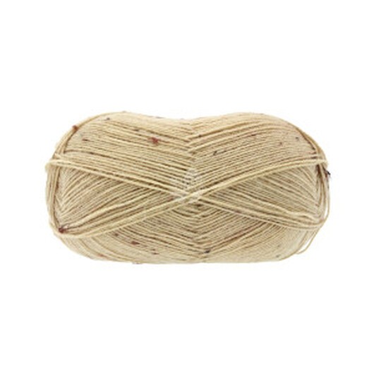 Lana Grossa Meilenweit 100 Tweed Garn 169 Ljusbeige