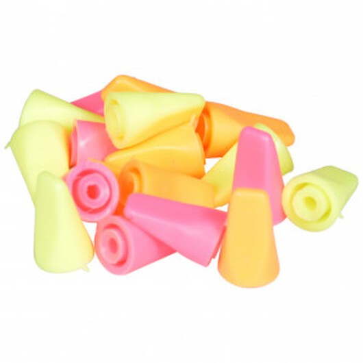 Infinity Hearts Maskstopp / Stickskydd Ass. Färger 2,5x1,5cm - 18 st.