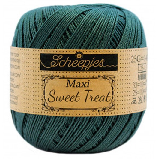 Scheepjes Maxi Sweet Treat Garn Unicolor 244 Spruce