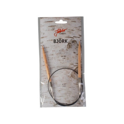 Järbo Björk Rundstickor Björk 60cm 6,50mm / 23.6in US10Â½