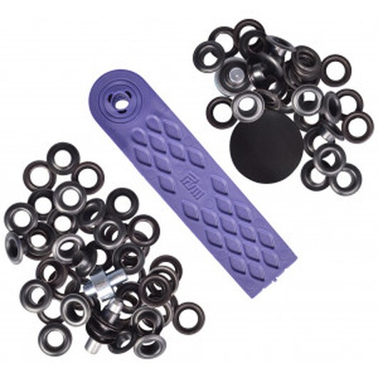 Prym Ãljetter / Segelringar Svart Oxyd. 5mm - 40 st.