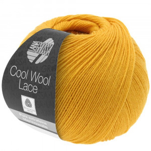 Lana Grossa Cool Wool Lace Garn 09 Majsgul