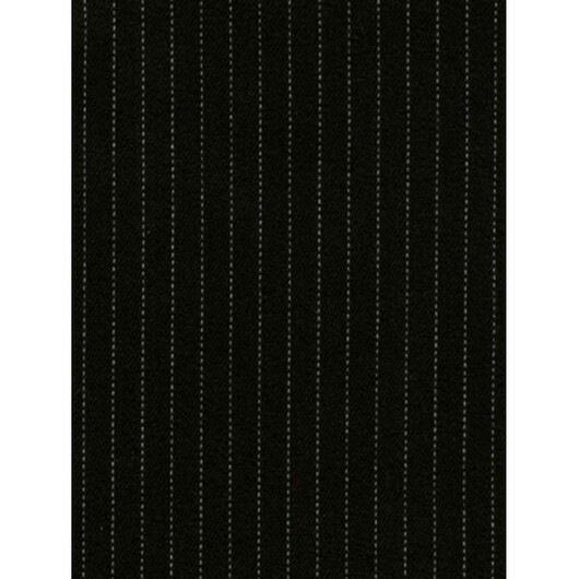 Gabardin / kritstrecksrandig smal 150cm069 Svart - 50cm