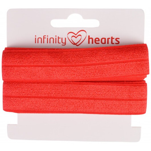 Infinity Hearts Vikresår 20mm 250 Röd - 5m