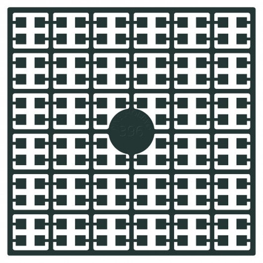 Pixelhobby Midi Pärlor 396 Extra mörk Djup Skogsgrön 2x2mm - 140 pixels