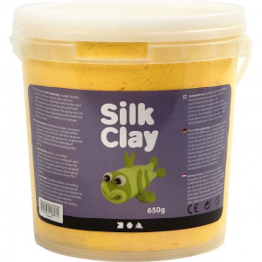 Silk ClayÂ®, gul, 650 g/ 1 hink