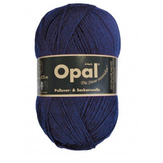 Opal Uni 4-trådigt Garn Unicolor 5190 Marine