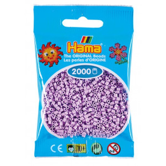 Hama Mini Pärlor 501-96 Pastell Lila - 2000 st