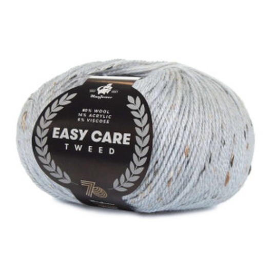 Mayflower Easy Care Tweed Garn 404 Silvergrå