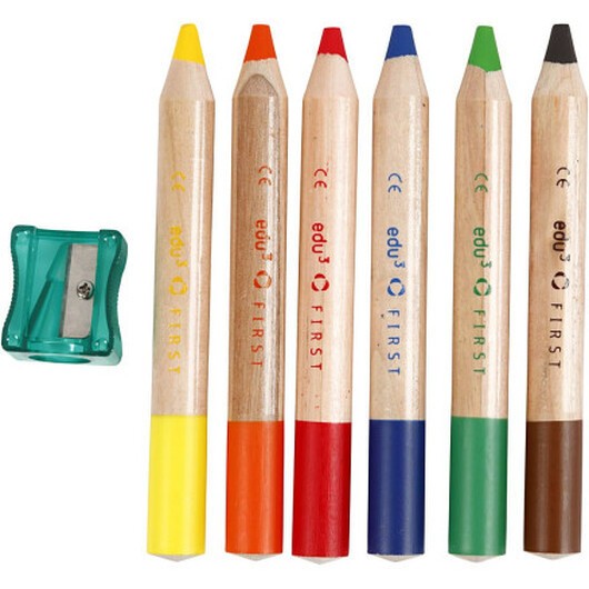 EDU First, tjocklek 13 mm, kärna 8 mm, 6 st./ 1 förp.