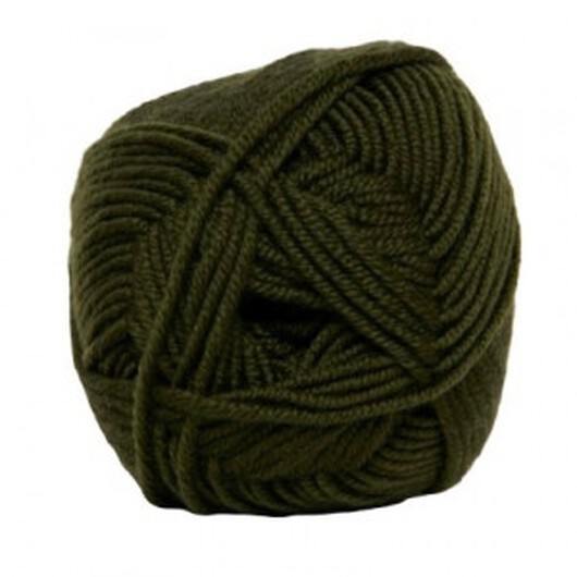 Hjertegarn 90 Extrafine Merino Garn 1285 Armégrön