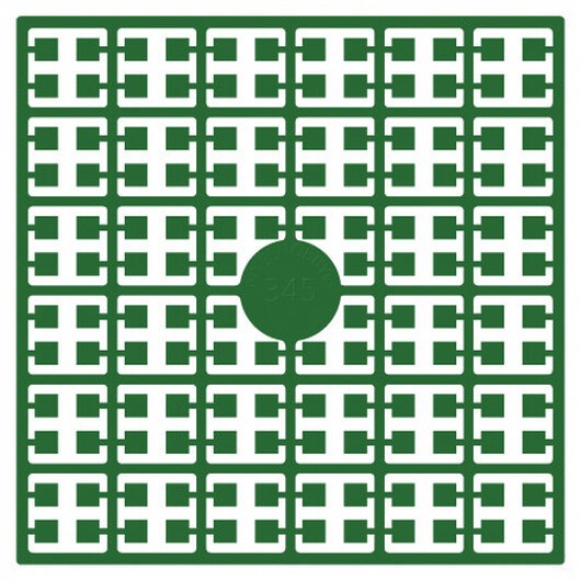 Pixelhobby Midi Pärlor 345 Mörk smaragdgrön 2x2mm - 140 pixels