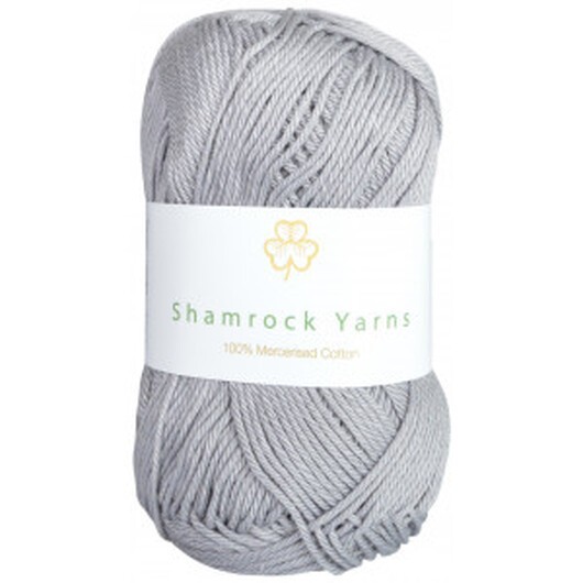 Shamrock Yarns Mercerised Cotton 232 Ljusgrå