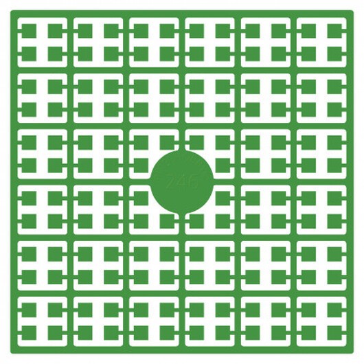 Pixelhobby Midi Pärlor 246 Ljus Grön 2x2mm - 140 pixels