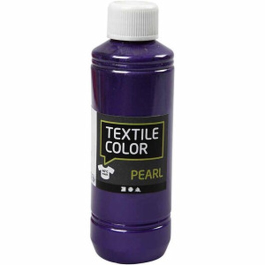 Textilfärg, pärlemor, violet, 250ml/ 1 flaska