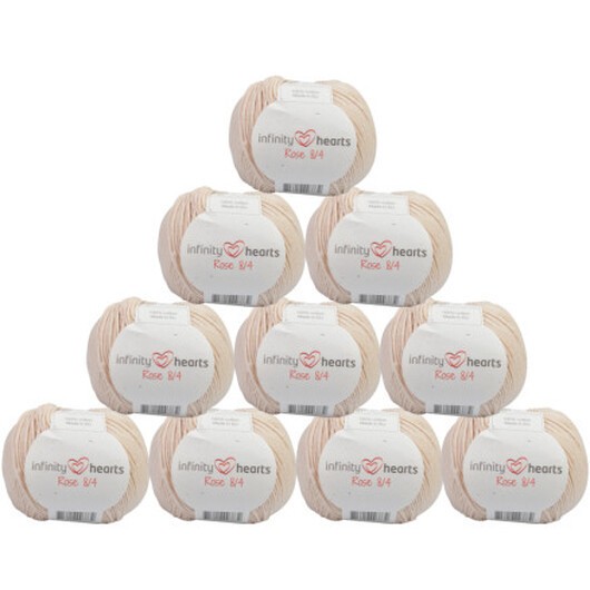 Infinity Hearts Rose 8/4 Garnnystan Unicolor 212 Sand - 10 st.