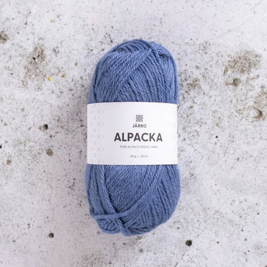 Järbo Alpaca Garn 310 Blå Skiffer