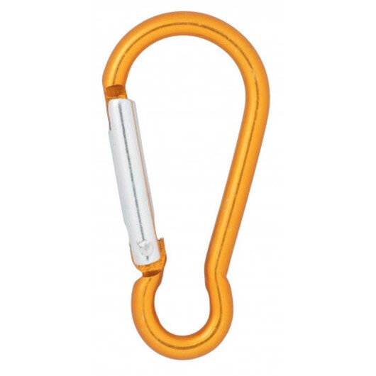 Infinity Hearts Karbinhake Aluminium Gul 48x25mm - 5 st